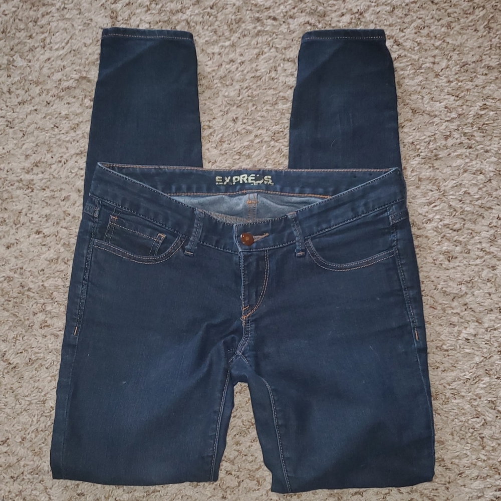 Express Low Rise Skinny Jeans